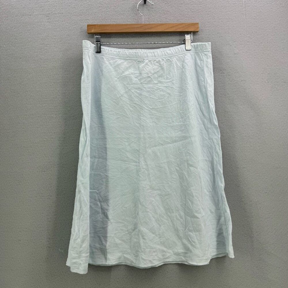J. Jill Light Blue Midi Skirt